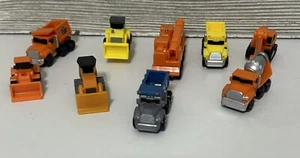 Micro Machines Construction Playset 2020 Hasbro Lot Of 9 Bulldozer Trucks - Picture 1 of 3