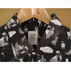 RARE Harlock Galaxy Express 999 Sm Button shirt Leiji Matsumoto Official