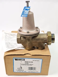 Watts 25AUB-Z3 STD 1” Water Pressure Regulator Valve PRV w/ Strainer 0069974 - Picture 1 of 5