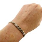 Sterling Silver 5mm Made In Italy AGI Curb Chain Link Bracelet 6.75in 7.9 Grams
