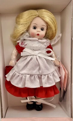 Brand New In Box Madame Alexander Doll- Alice In Wonderland Red Dress #66985 - Image 1 of 4