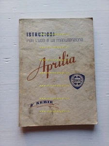 Lancia Aprilia II Serie 1951 manuale uso manutenzione originale italiano - Imagen 1 de 12