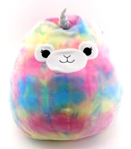 Llamacorn Squishmallows KellyToys 2018 Tie Dyed Rainbow Super-Soft 16in Plush - Bild 1 von 12