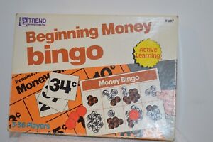 Beginning Money Bingo Classroom Set 3-36 Players Teacher Resource PERFECT!!