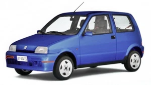 Modellino auto scala 1:18 FIAT CINQUECENTO SPORTING blu modellismo collezione - Foto 1 di 1