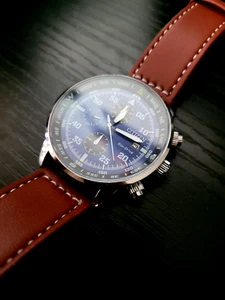 ⭐BRAND NEW Citizen Eco-Drive Chronograph Men's Aviator Watch CA0695-17E - Picture 1 of 4