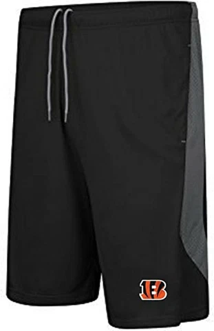 Cincinnati Bengals NFL Majestic Mens Last Rally Shorts Black Big & Tall Sizes Cover