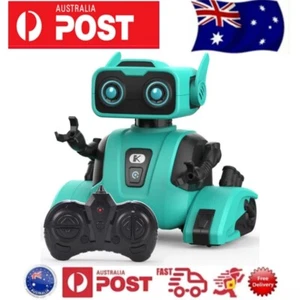1pc Interactive RC Robot LED Eyes Dance & Sound Functions Toy for Kids Gift - Picture 1 of 7