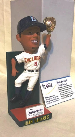 2015 BROOKLYN CYCLONES JUAN LAGARES "GOLD BOBBLE GLOVE" SGA WALL CATCH METS, NIB Cover