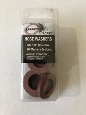 Danco 3/4 pulgadas. Dia. Arandela de manguera de goma paquete de 10 Foto 1 de 3