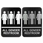 ABS Toilet Sign Art Vinyl Decor WC Restroom Symbol High Quality Portable