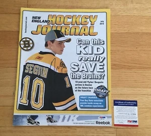 Tyler Seguin Boston Bruins Autograph Signed Rookie NEHJ Magazine PSA/DNA COA - Picture 1 of 3