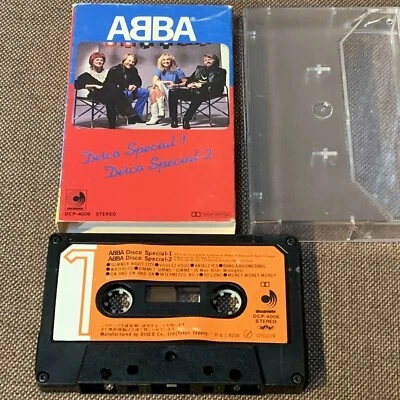 ABBA Disco Special 1+2 JAPAN CASSETTE TAPE-ONLY DCP-4006 w/Slip Case, No Insert  - Image 1 of 4