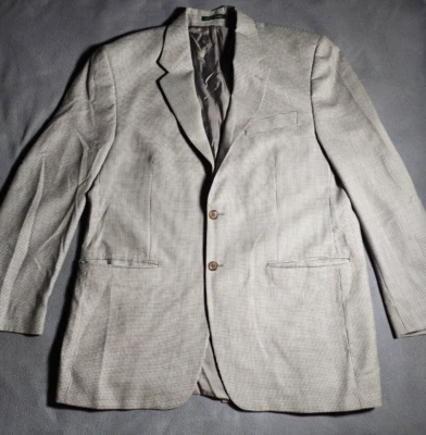 Lauren Ralph Lauren Mens Suit Jacket Gray Woolmark Blazer Sport Coat Business - Image 1 of 4
