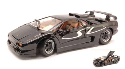MODELLINO AUTO MAISTO STATICO DIECAST LAMBORGHINI DIABLO SV 1995 NERO SCALA 1:18 - Immagine 1 di 4