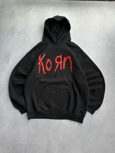 Vintage Korn Rock Band 00s Double Sided Printed Hoodie Y2K - Bild 1 von 7