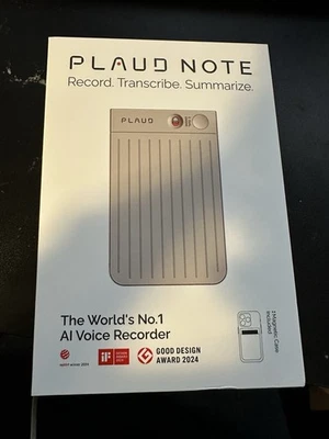 Plaud Note AI Voice Recorder Note Taking Transcribe Summarize 64GB Memory NB-100 - Image 1 of 4