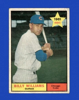 1961 Topps Set-Break #141 Billy Williams baja calidad (arruga) *GMCARDS* Foto 1 de 2