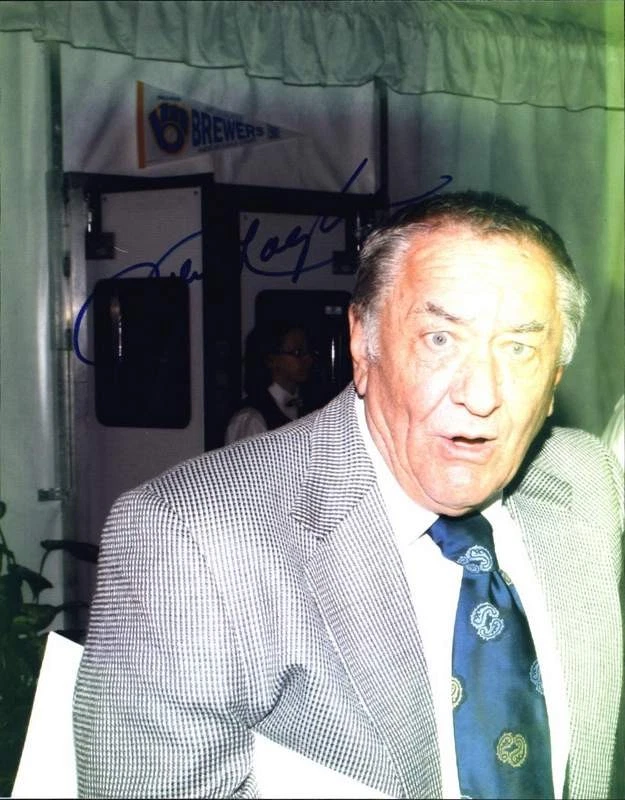 Foto auténtica firmada de béisbol Johnny Logan de 8x10 con certificado autografiado (A0001) Foto 1 de 2