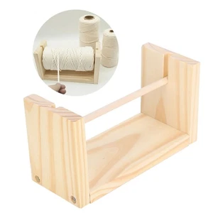 Twine Holder French Handcrafted Wooden Thread Spool Line String Weaving^ - Picture 1 of 18