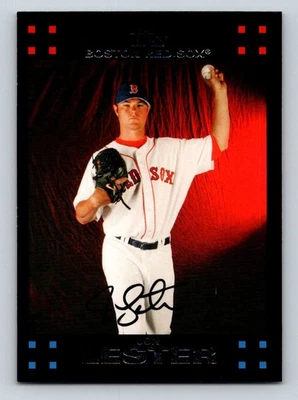2007 Topps #383 Jon Lester Boston Red Sox - Image 1 of 2