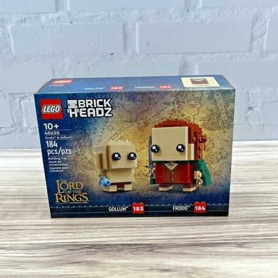 LEG BrickHeadz: Frodo and Gollum (40630) NUEVO SELLADO RETIRADO Foto 1 de 2
