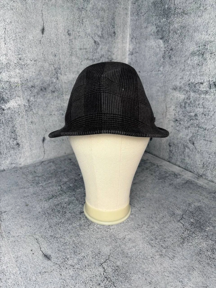 Sombrero para Hombres Armani Collezioni Talla 59 Negro Lana Exterior Fieltro Fedora Hat Foto 1 de 4