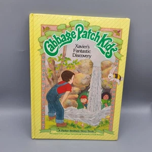 Vintage 1984 Cabbage Patch Kids Xavier's Fantastic Discovery Hardcover Book - Picture 1 of 15