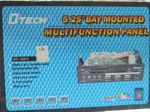 5.25" Bay Multifunction Panel USB Hub - Afbeelding 1 van 6