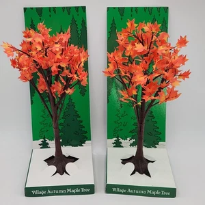 Dept 56 Village Accesorios Árboles de Arce de Otoño Juego de 2 Con Cajas #5254-0 - Imagen 1 de 17