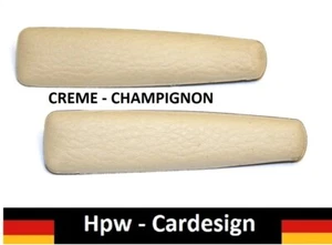 Mercedes Fensterkurbel Einsatz Einlage Abdeckung Set 2 Teilig CREME CHAMPIGNON - Picture 1 of 3