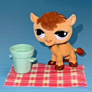 Littlest Pet Shop Tan Brown Fuzzy Camel #997 Accessories Complete Set LPS - Picture 1 of 5
