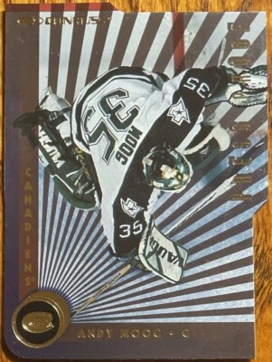 1997-98 Donruss Press Proofs Gold Andy Moog #40 Montreal Canadiens #’d /500 - Image 1 of 2