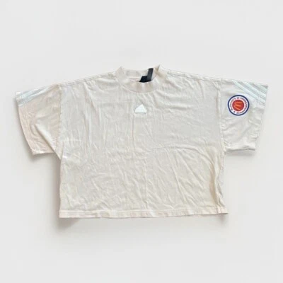 Adidas McDonald's All American Crop T Shirt Womens Large Pink EUC - Image 1 of 4