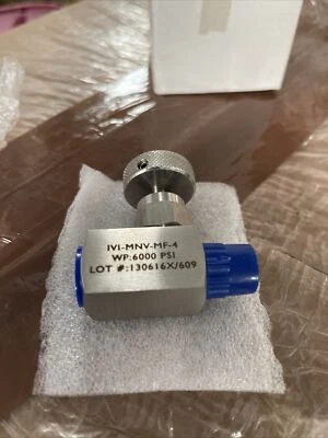 IVI 1/4 «6000-PSI МИНИ ИГОЛЬЧАТЫЙ КЛАПАН, SS 316 (IVI-MNV-MF-4) - Изображение 1 из 4