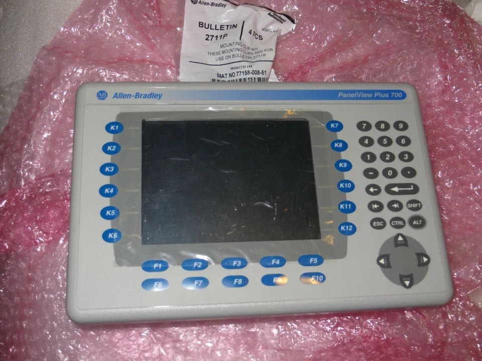 Allen Bradley PanelView Plus 2711P-B7C4A2 Color Touch/Keypad, New No Box 2008 - Image 1 of 4