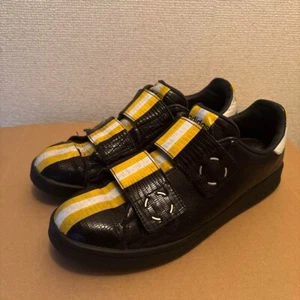Adidas Raf Simons Sneakers Shoes Black Yellow Size : Men's US8.5 / JP26.5 EX - Picture 1 of 5