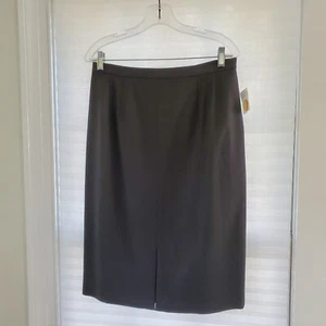 NWT Talbots Seasonless Wool Pencil Skirt W/front Slit Size 12 Vintage - Picture 1 of 7