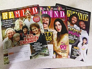 REMIND Magazine 3 Issues Apr/July/Nov 2023 Disco/Family Dinners/Variety Shows! - Bild 1 von 6