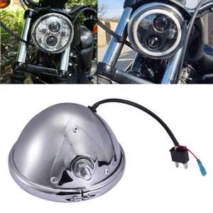 Cubo porta faros de 5,75" para Harley Dyna Wide Glide FXDWG/Low Rider - Imagen 1 de 11