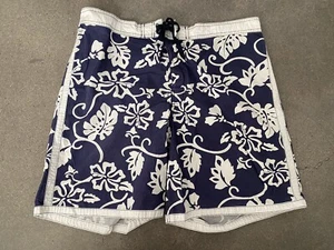 Breakwater Board shorts blue & white tropical print men's sz L - Picture 1 of 9