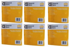 6-PACK Commercial Electric 5 in. White Recessed Shower Kit - Picture 1 of 1