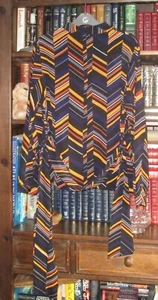 STUNNING APRICOT MULTI BLOUSE size 14 - Picture 1 of 7