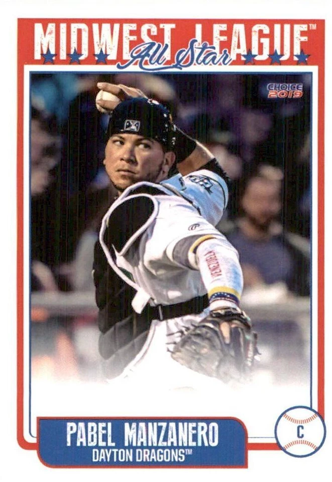 2019 Choice Midwest League All-Stars - Pabel Manzanero #14