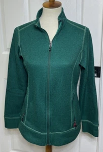 Eastern Mountain Sports EMS Full Zip Sweater Jacket Active Green Size Medium - Picture 1 of 11