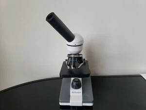 AmScope M148B 40X-800X Compound Microscope Metal Frame Glass Lens Sold As Shown  - Picture 1 of 11