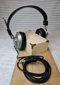 JVC HP-5 Stereo Kopfhörer um 1978 Vintage schwarz & silber nicht getestet - Bild 1 von 20