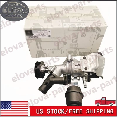 Water Pump 2702000800 2702000000 For Mercedes-Benz CLA 250 GLA 45 2012-2018 OEM Foto 1 de 4