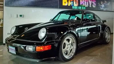 Porsche 911 {964} Turbo 1990 Black 1/18 - S1803404 SOLIDO ' BAD BOYS " N.I.B - Image 1 of 4