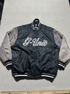 G-UNIT VINTAGE 2000'S G UNIT BOMBER JACKET 50 CENT RAP HIP HOP RARE Size XL - Picture 1 of 9